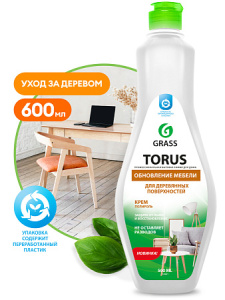 Очиститель полироль для мебели Torus Cream (флакон
