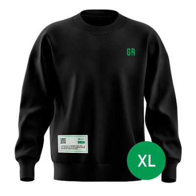 Свитшот GRASS GR черный размер XL