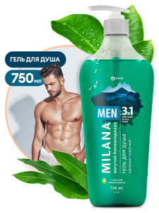 Milana MEN гель для душа Могучий Килиманджаро с_yyt